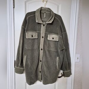 ​Free People We The Free Ruby Jacket - Olive Green - Large